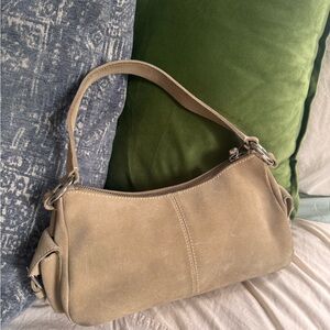 Y2K Banana Republic Suede Cargo Bag